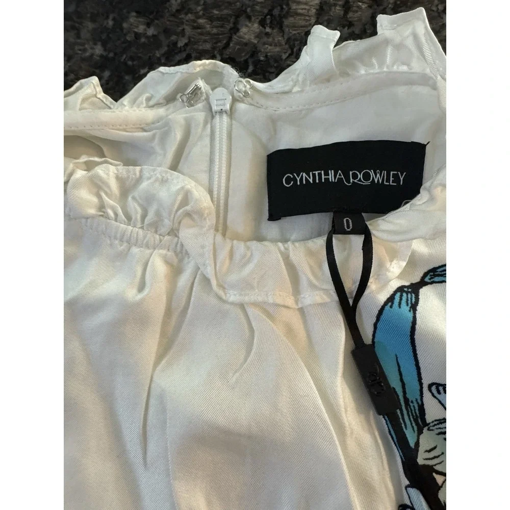 Cynthia Rowley blue white